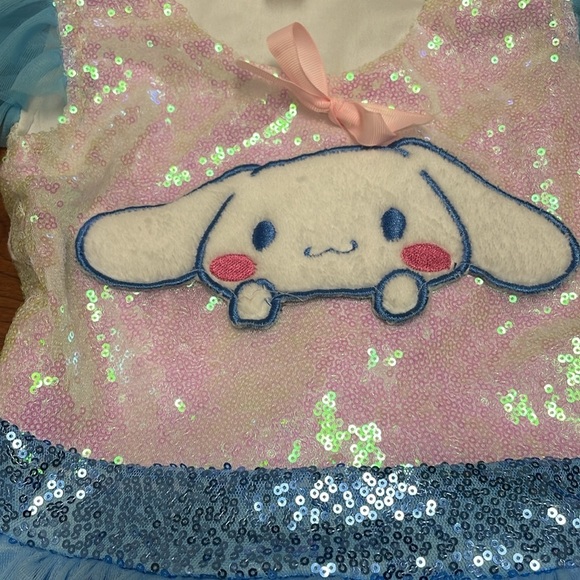 Sanrio Cinnamoroll Girls Blue Sparkly Birthday Dress size M - Picture 3 of 12